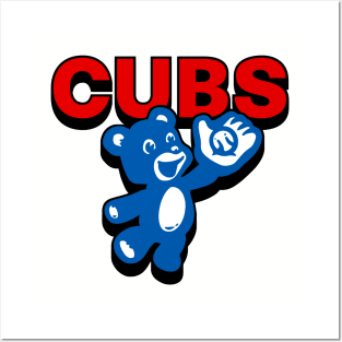 CUBS with 3D cub Posters and Art